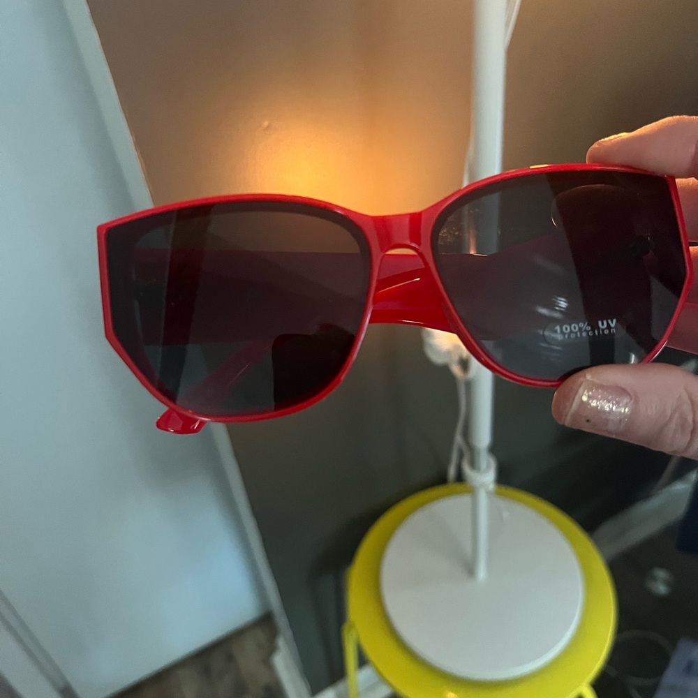 Stylish Red Sunglasses